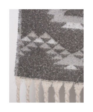 UNBILLION カシュネ cache nez / リサイクルポリオルテガ柄ジャカードストール GY