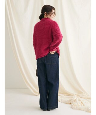 CRAFT STANDARD BOUTIQUE バスケットモールスタンドネックプルオーバー Pink