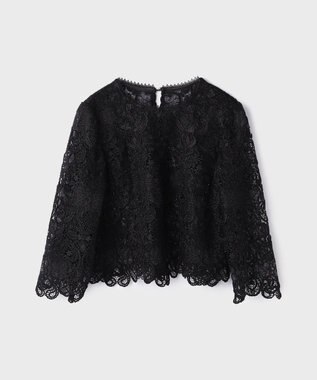 GRACE CONTINENTAL レ－スブラウス ブラック