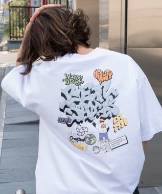 WEGO 別注BENDAVISIプランプロゴT（SS） ホワイト