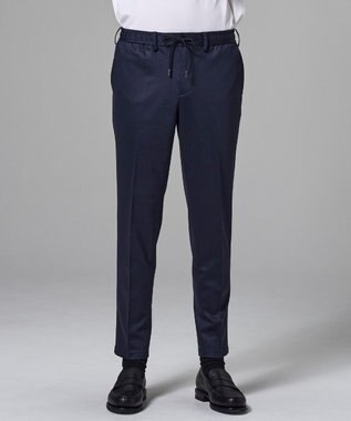 JOSEPH HOMME スプリングウールジャージー ドロスト付きテーパードパンツ / PEGG CONVERTIBLE ネイビー系