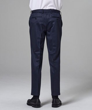 JOSEPH HOMME スプリングウールジャージー ドロスト付きテーパードパンツ / PEGG CONVERTIBLE ネイビー系