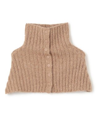 BEIGE， GLAIEULS / アルパカ混インターシャスヌード Milk tea