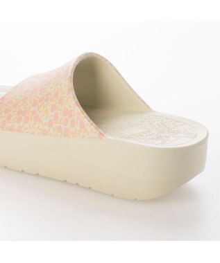 ing <ing>【3E】リカバリーミュールサンダル ピンクミックス