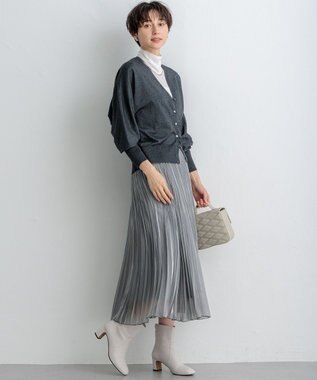 23区 ショート ヒール ブーツ アイボリー系