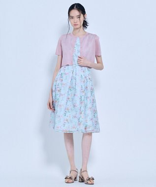 TOCCA CRYSTAL FLOWERS ドレス ピンク系7
