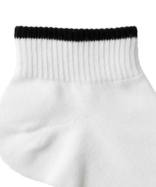 WEGO ラインショートソックス ホワイト