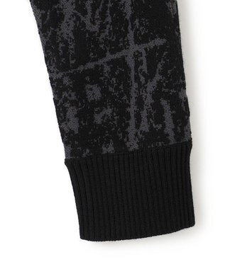 JOSEPH HOMME フォレストジャガードブロック　クルーネックニット ブラック系5