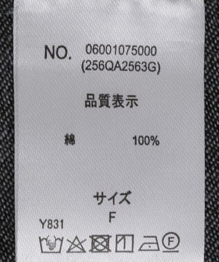 Green Parks ■ESCAR デニムラッフルカラーワンピース Gray