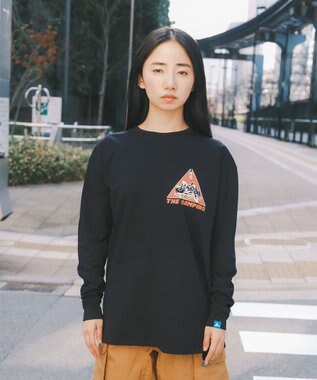 SHARE PARK LADIES 【UNISEX】UVカット アートコラボロングTシャツ〈CAMP〉（S・Mサイズ） ブラック