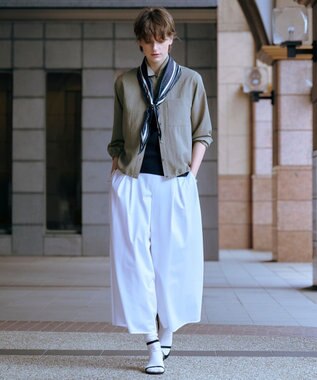 J.PRESS LADIES S 【洗える・接触冷感・防シワ・吸水速乾】BREEZE COOL シャツ ブラウス カーキ系