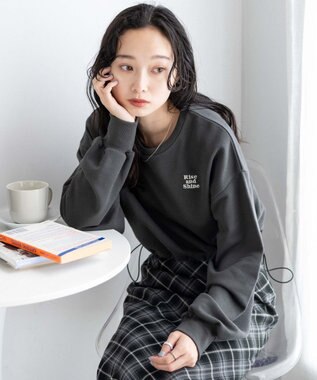 WEGO ドロストデザインPOスウェット スミクロ