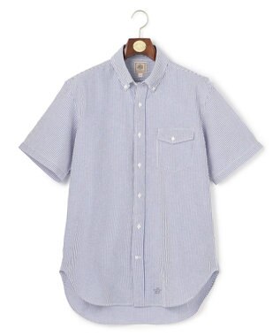 J.PRESS MEN 【WEB・一部店舗限定】シアサッカー ストライプシャツ / B.D.