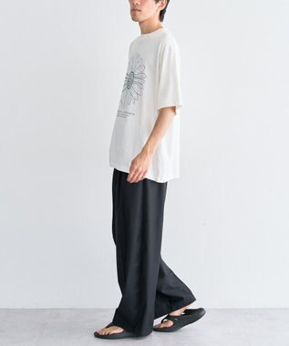 CRAFT STANDARD BOUTIQUE フラワープリントグラフィックＴシャツ A
