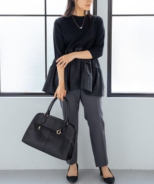 組曲 【A4対応】 ボストンバッグ Large ブラック系