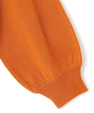 J.PRESS YORK STREET 【WOMEN】ANTI PILLING WOOL ロールネックニット オレンジ系