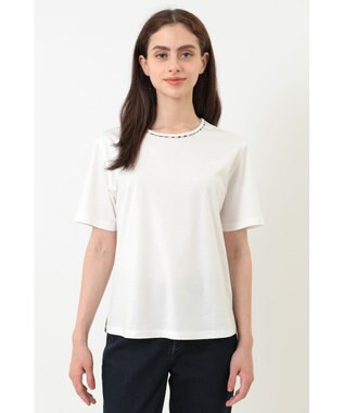 DAKS クールローレル丸首カットソー