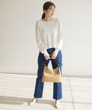 ANY SIS L 【花粉対策】ドルマン ニット オフ