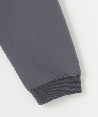 ANY ジョーゼットロゴプリントTシャツ チャコール