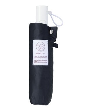 MOONBAT 【遮光100％/自動開閉】 晴雨兼用 折りたたみ傘 コンパクト kowaza コワザ 無地 ブラック