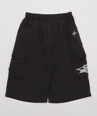 WEGO 別注PIKOグラフィックカーゴショーツ ブラック