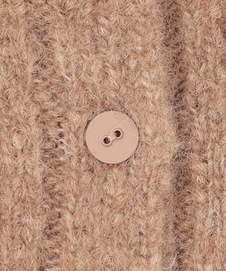 BEIGE， GLAIEULS / アルパカ混インターシャスヌード Milk tea