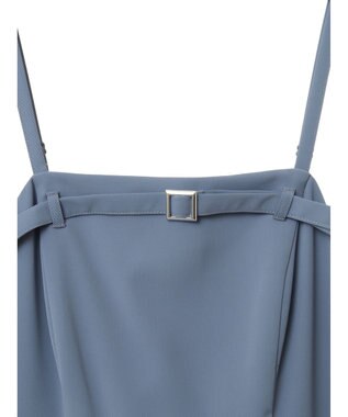 earth music&ecology 胸元ベルトキャミワンピース Blue