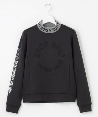 23区GOLF 【WOMEN】ストレッチ 裏フリース ストレッチ性抜群 優しい肌ざわり ブラック系