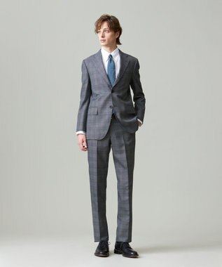 J.PRESS MEN 【CUBA BEACH MASTERPIECE】尾州アーカイブ チェック スーツ/総裏 ブラック系3