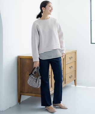 組曲 L 【23AW】DENIM フレアパンツ ネイビー系