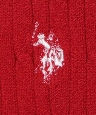 WEGO 【26年春新作】別注USPOLOケーブルニットカーデ ワイン