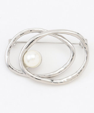 ANY ダブルサークルブローチ