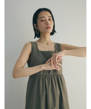 Green Parks armonia.バルーンワンピース Khaki