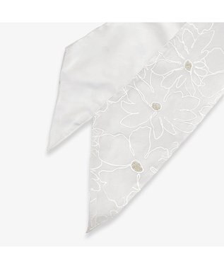 林八百吉商店 un chapeau  スカーフ付ペーパーハット ナチュラル