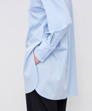 uncrave ブロードクロス ドレスシャツ サックス