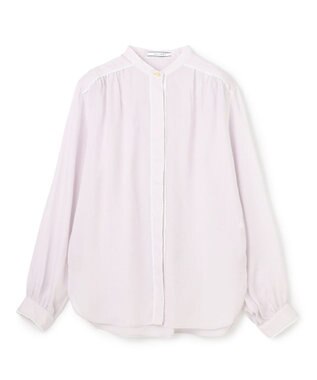 BEIGE， PAULINE / リネンヴィスコースレースブラウス Lilac