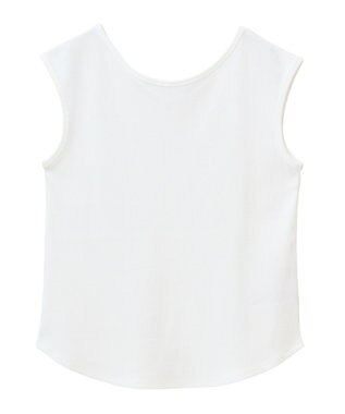 earth music&ecology 前後２ｗａｙステッチリブタンクトップ Ivory