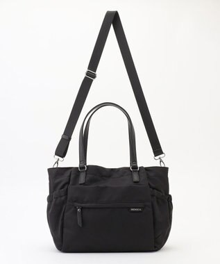 LA BAGAGERIE 【MONICA】ポーチ付き3WAYトートバッグ ブラック