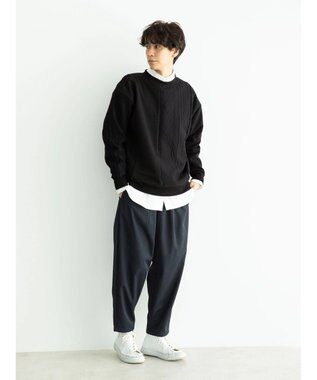 CRAFT STANDARD BOUTIQUE ＪＱカット切り替えプルオーバー1 Black