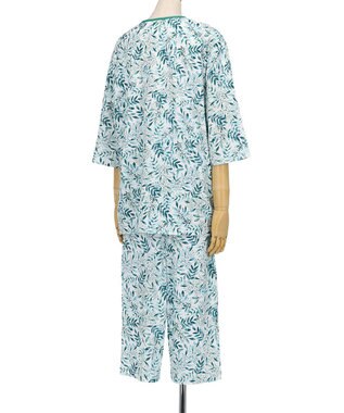 Wing ウイング スリープ パジャマ 7分袖 8分丈 綿100％ 天竺素材 レディース EP8021 ウイング／ワコール メロン