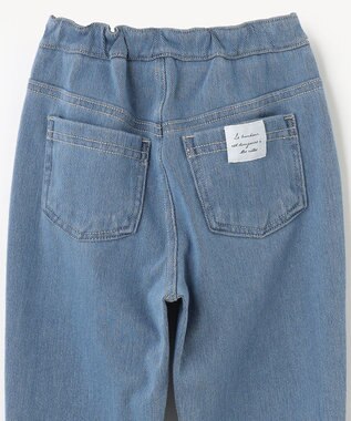 ANY KIDS カット デニム パンツ ブルー