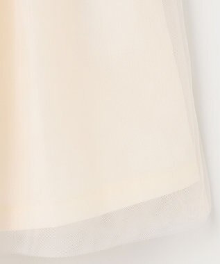 ANY KIDS チュール付き ジャンパースカート エクリュ