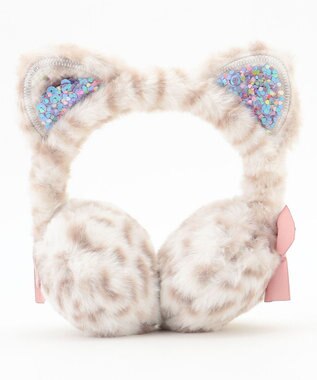 ANY KIDS ふわふわネコミミイヤーマフ ベンガル