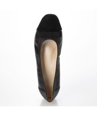 Riz raffinee <Riz raffinee>リボン付きローヒールパンプス ブラック