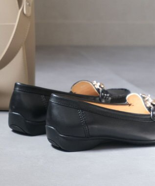 Pointer 本革ビットローファードライビングシューズ ブラック