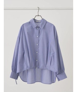 earth music&ecology ＴＲキュプラドロストシャツ Blue