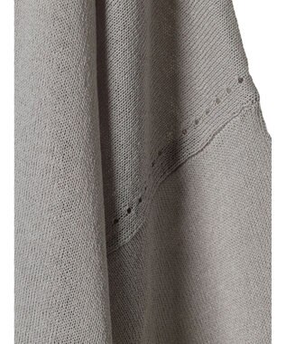 earth music&ecology シアーカーディガン Gray