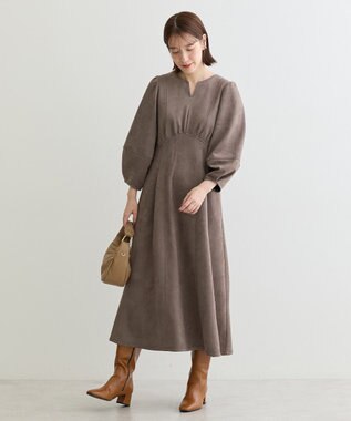 Green Parks ・ＥＬＥＮＣＡＲＥ　ＤＵＥ　スエードポンチタックワンヒ Gray Beige