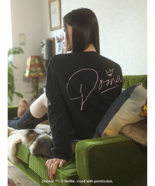 Green Parks ●ＤＯＯＮＡ！　ロゴｐｔスウェット Black