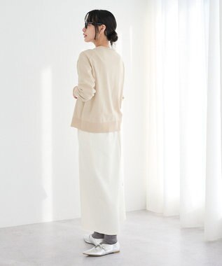 CRAFT STANDARD BOUTIQUE フクレジャカードIラインスカート Ivory